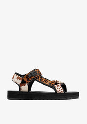 SANDALEN ANIMAL PRINT FOREST