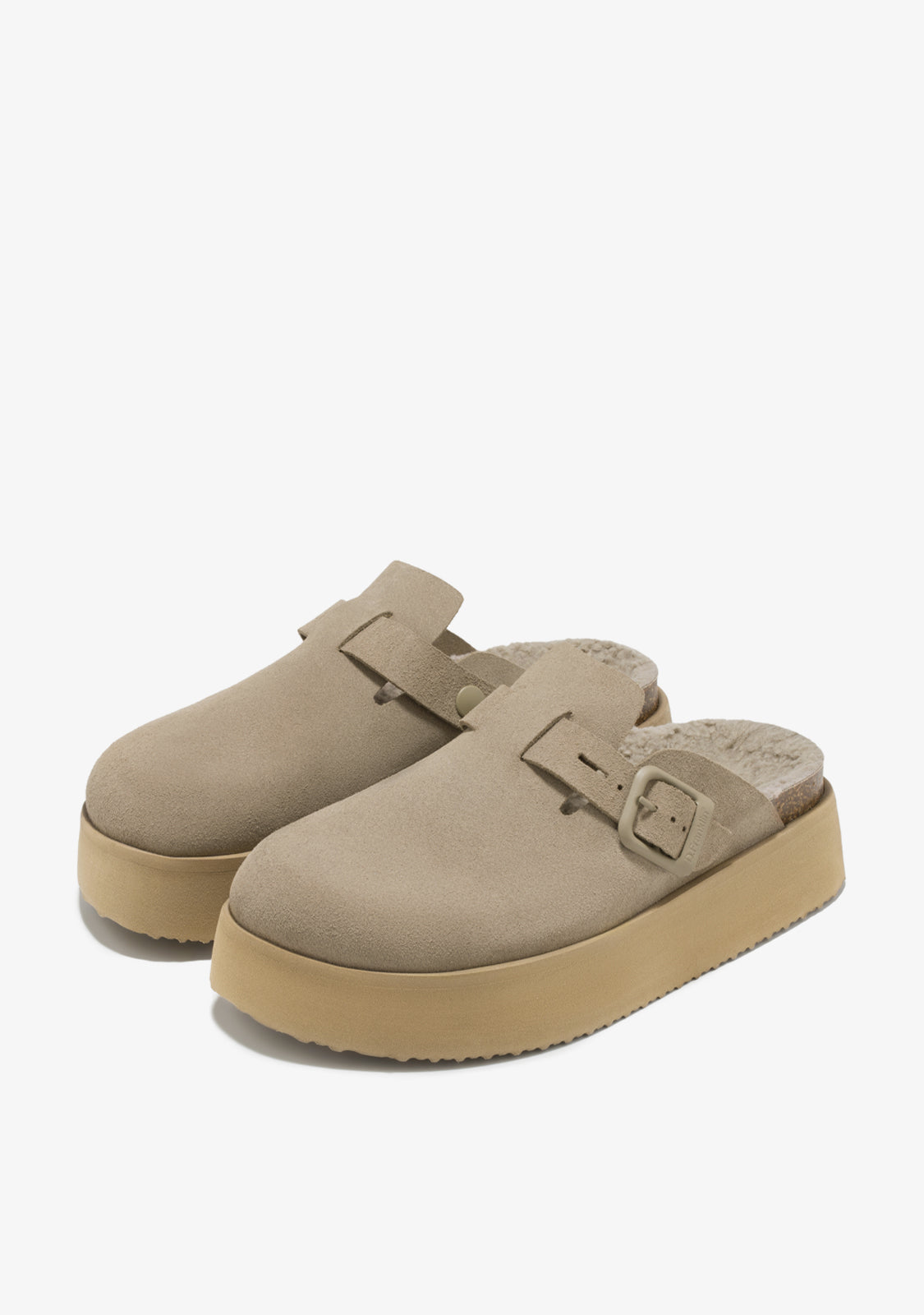 Vibe Clog Basic Platform Taupe X D.Franklin