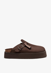 Zuecos Plataforma Vibe Chocolate