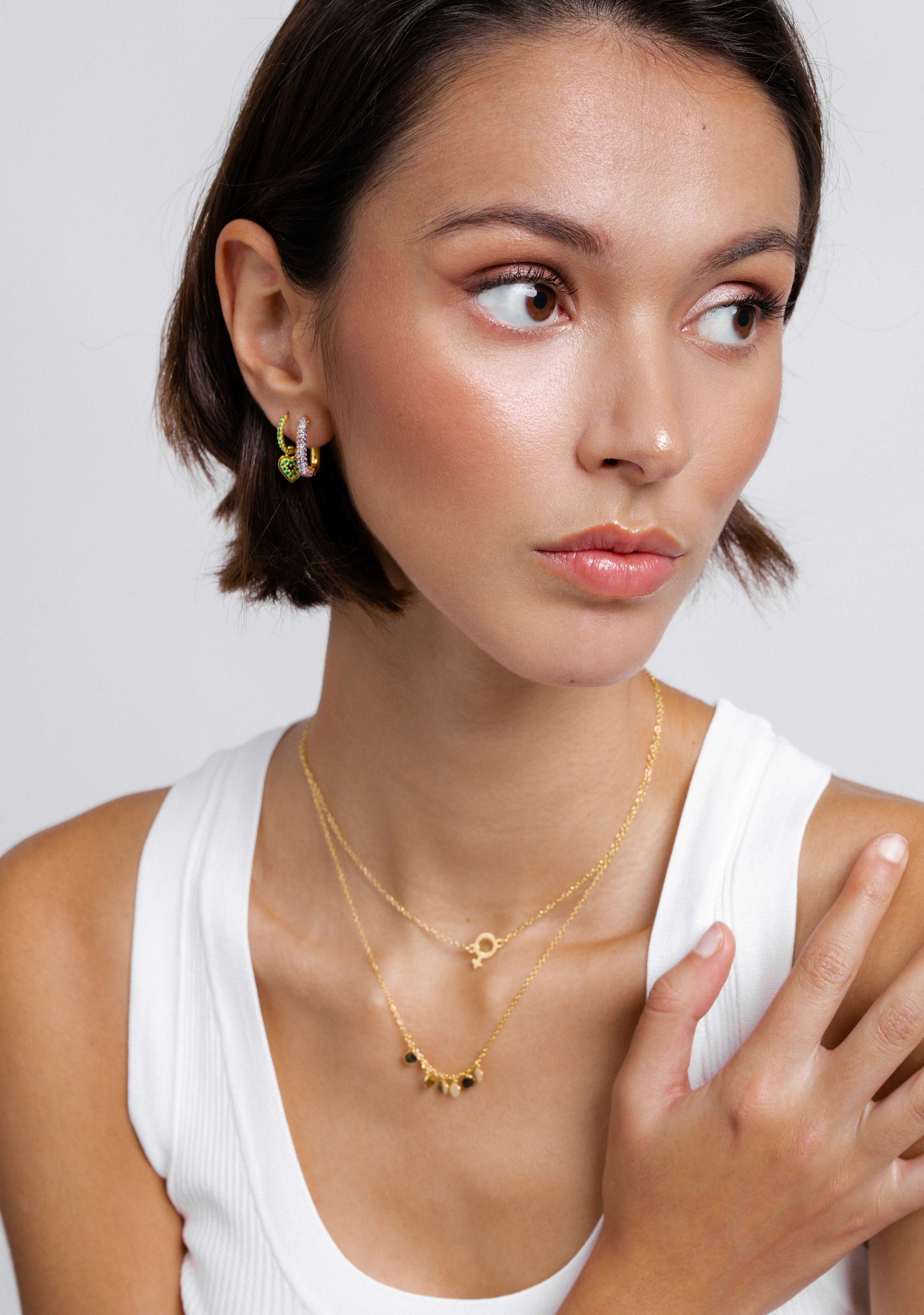 Piercing Couture Amethyst Ouro