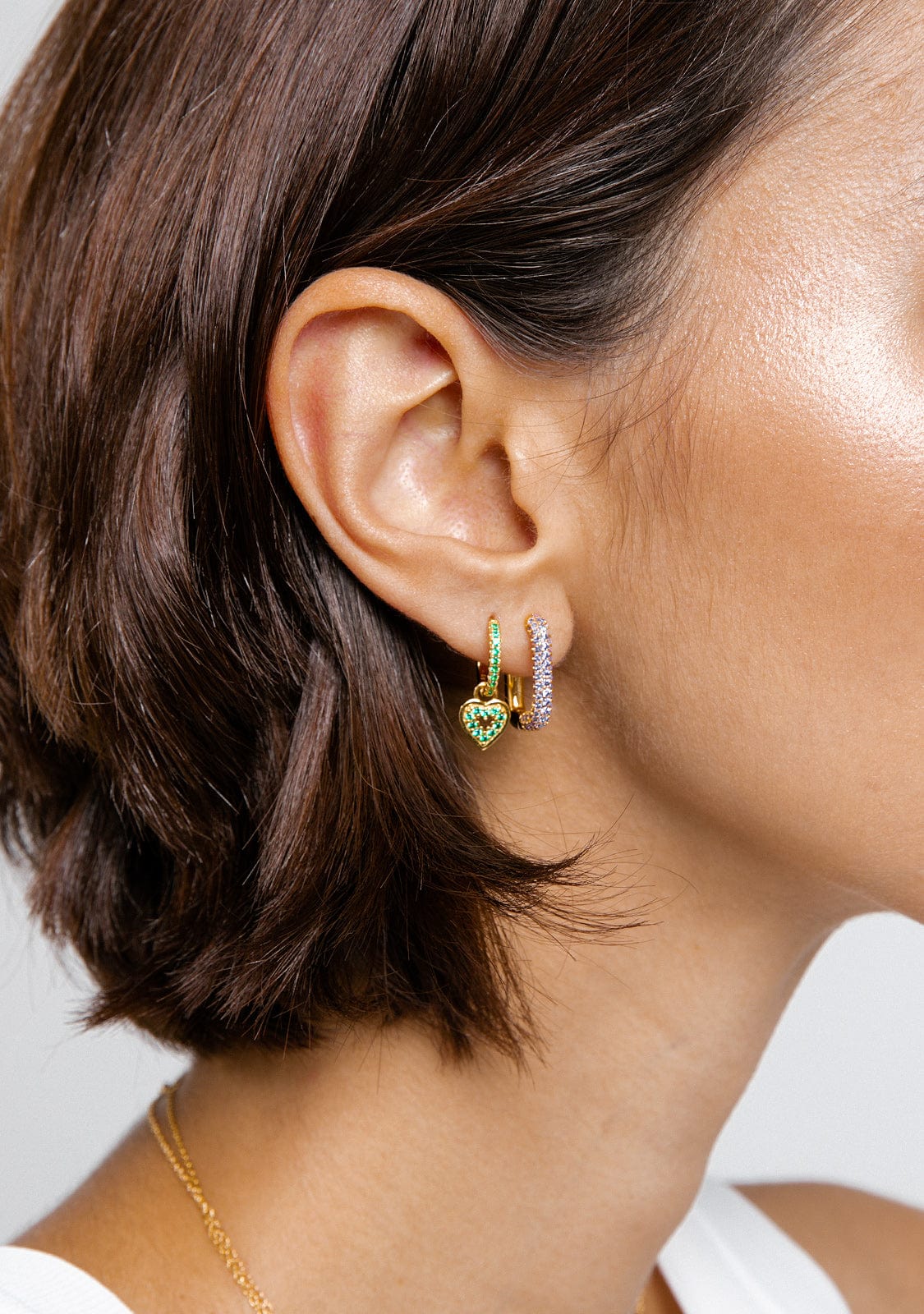 Piercing Couture Amethyst Ouro
