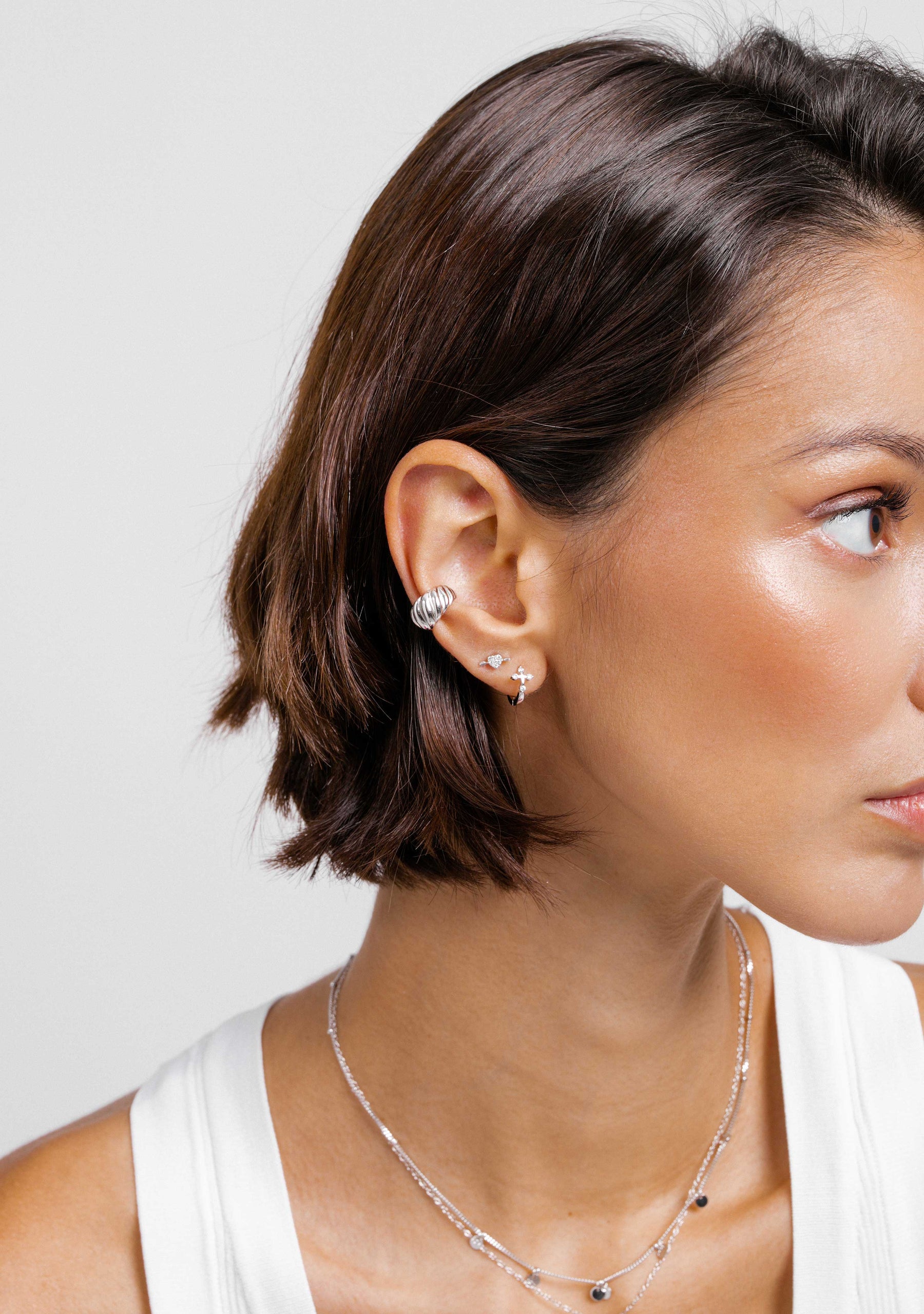 Lovely Piercing Silver