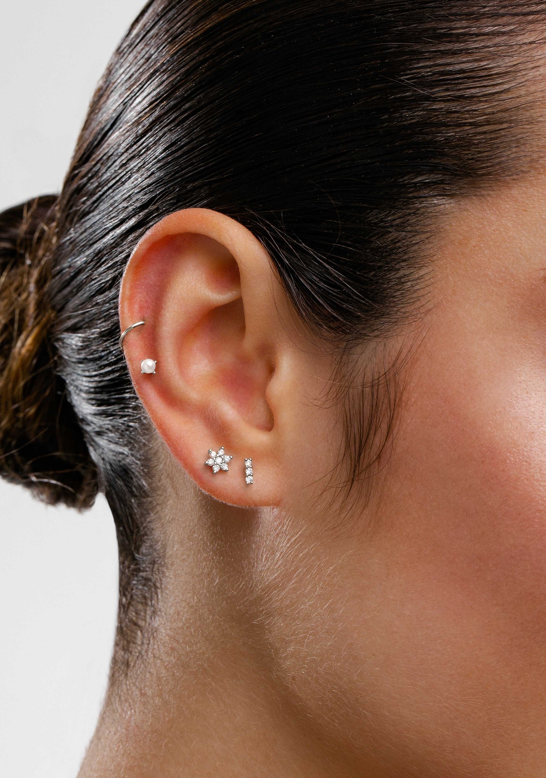 Ear Piercing Stick Silver