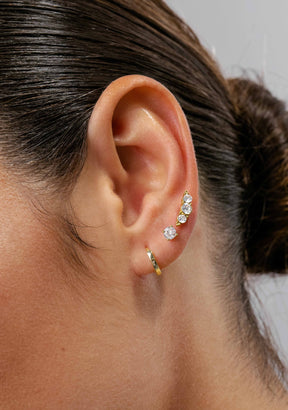 Ear Piercing Stylish Gold