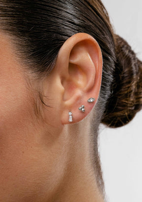 Piercing all'orecchio Bloq Argento