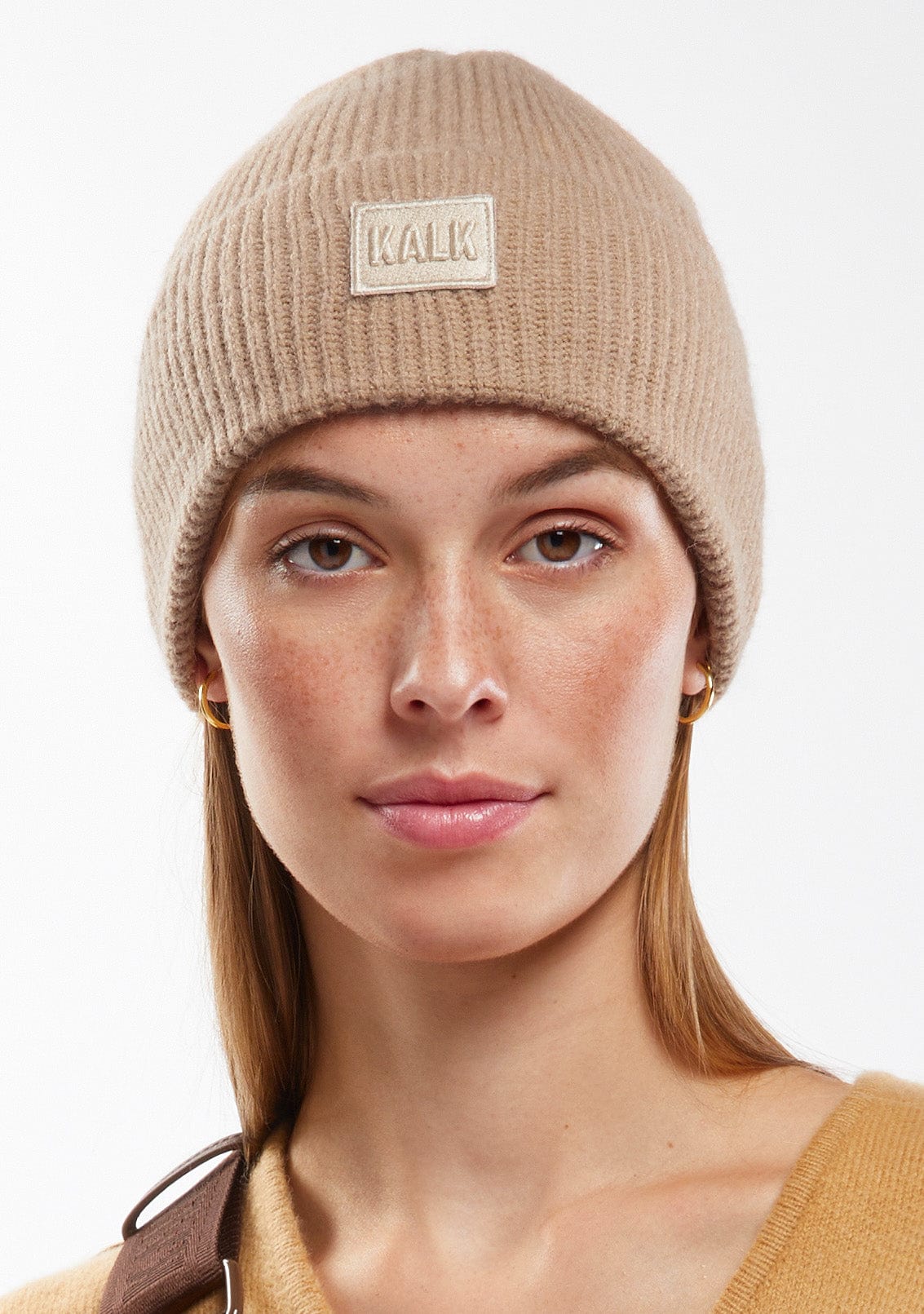 Beanie First Beige Kalk