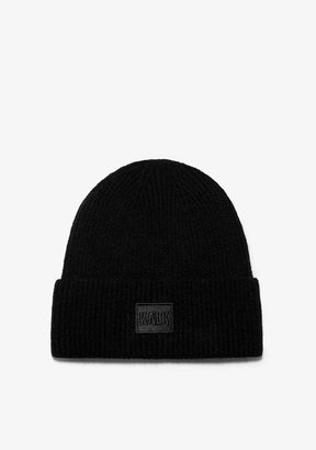 Beanie First Black + Scarf Trick Green Kalk