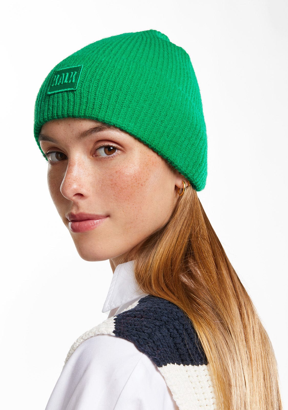 Beanie First Green Kalk