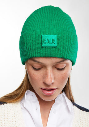 Beanie First Green Kalk