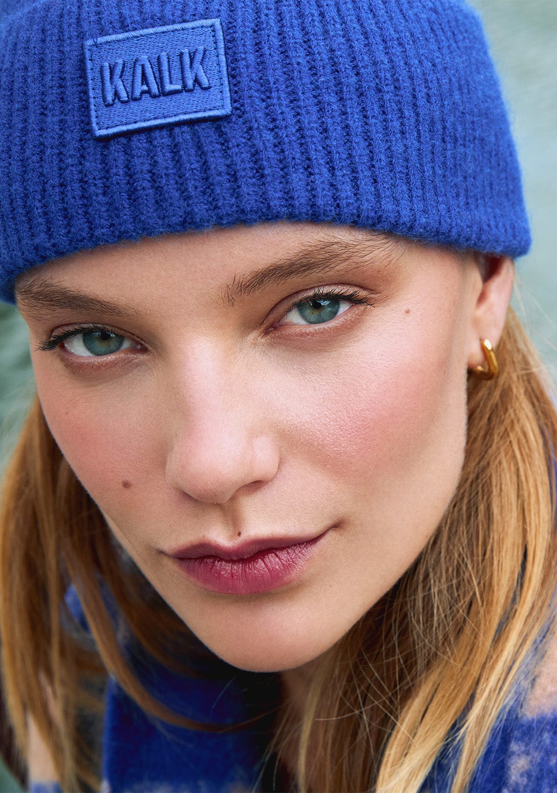 Beanie First Blue Kalk