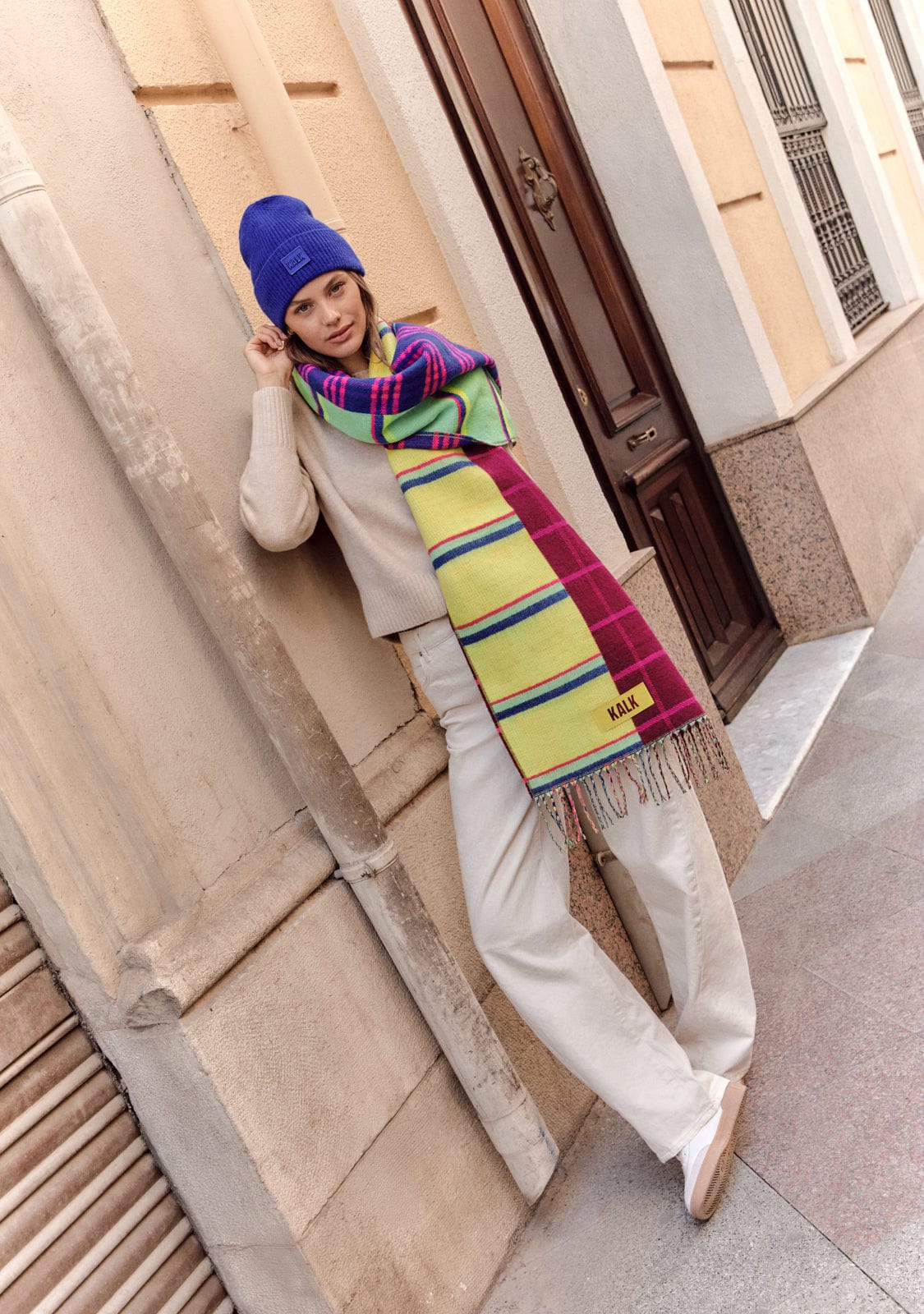 Scarf Mirage Multicolor Kalk