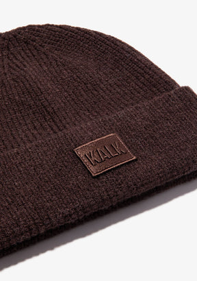 Beanie First Braun Kalk