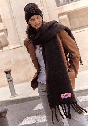 Beanie First Braun Kalk