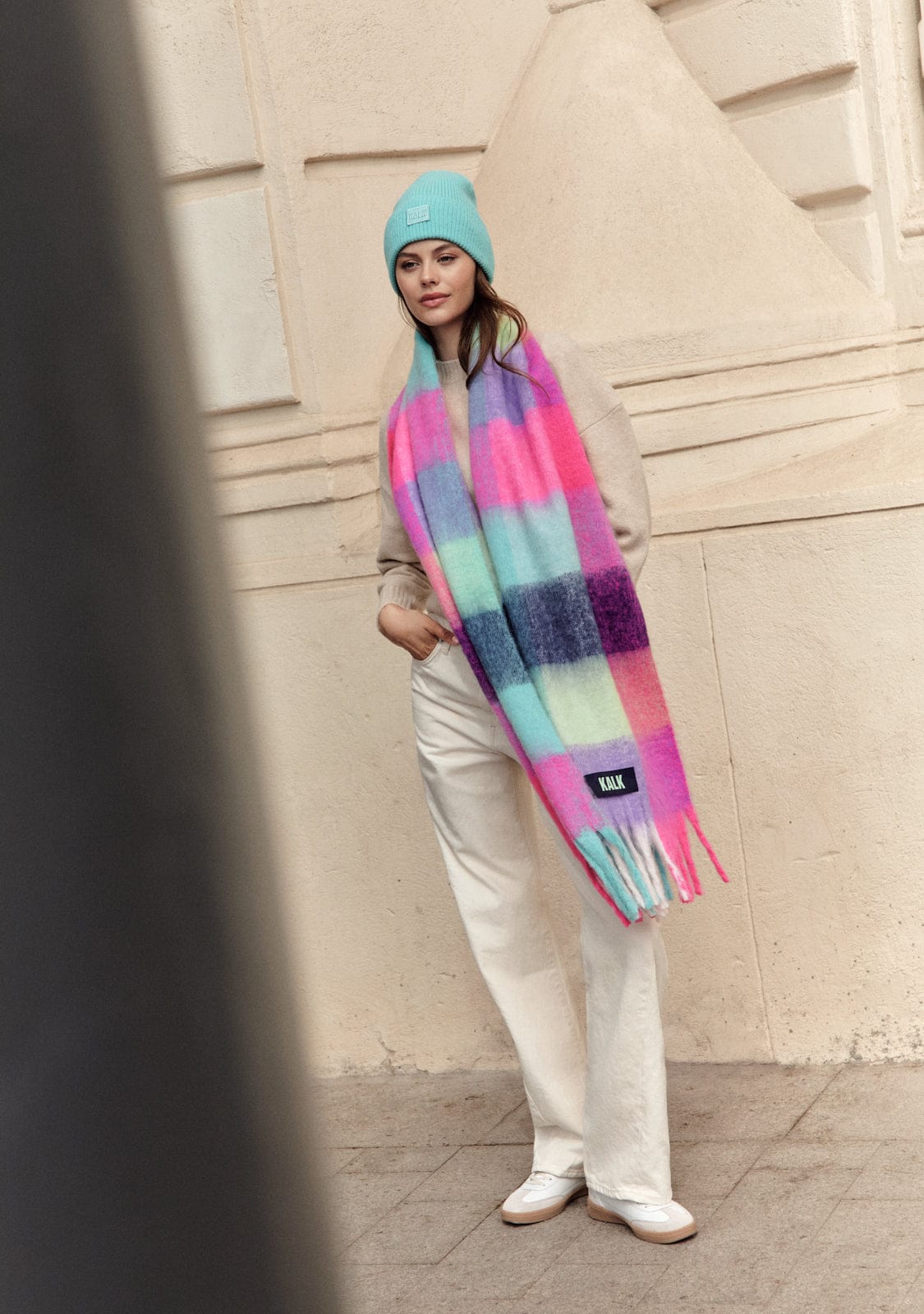Scarf Vibrant Mint Kalk