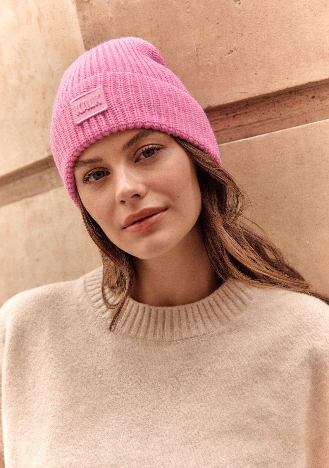 Beanie First Pink Kalk