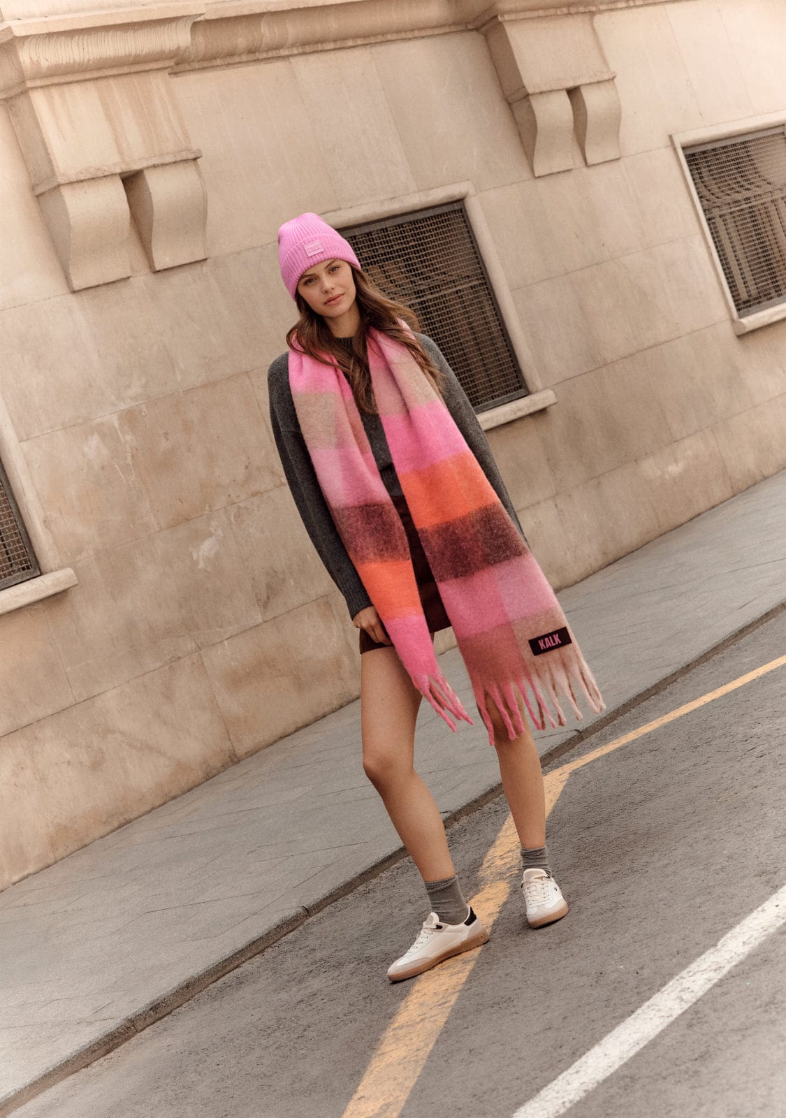 Gorro Rosa First Kalk