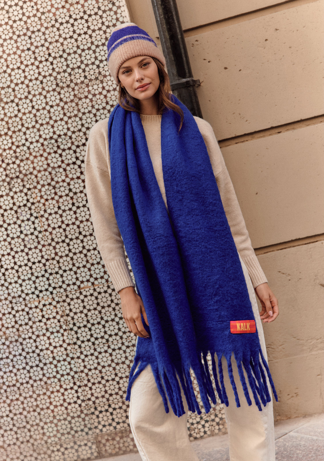 Mütze Blau Vision Kalk