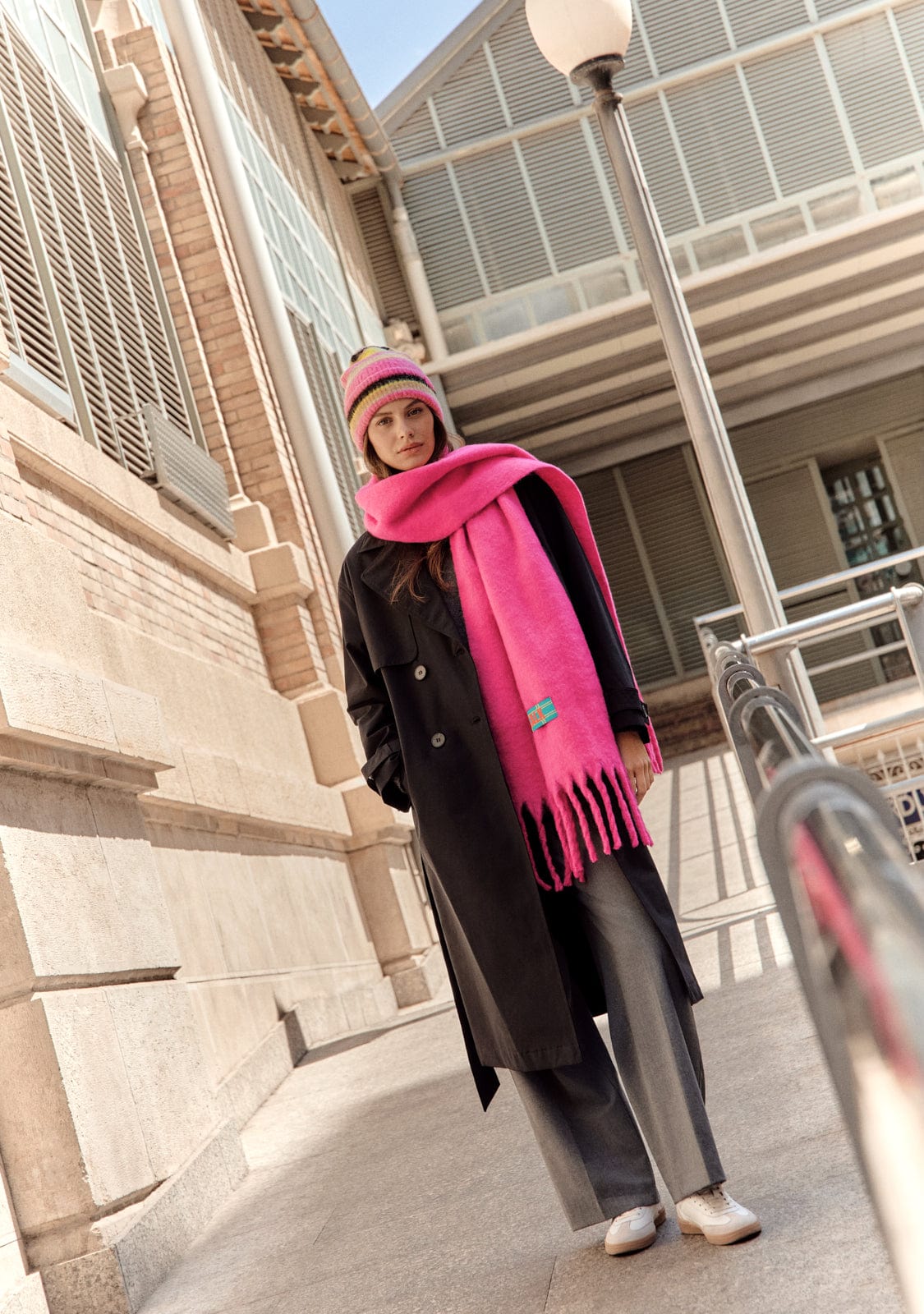 Scarf First Fuchsia Kalk