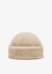 Gorro de Borreguito Beige