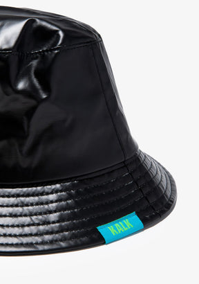 Bucket Shiny Black + Scarf Trick Green Kalk
