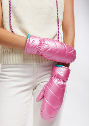 Gloves Shiny Pink Kalk