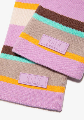 Beanie Flash Violet + Gloves Flash Violet Kalk