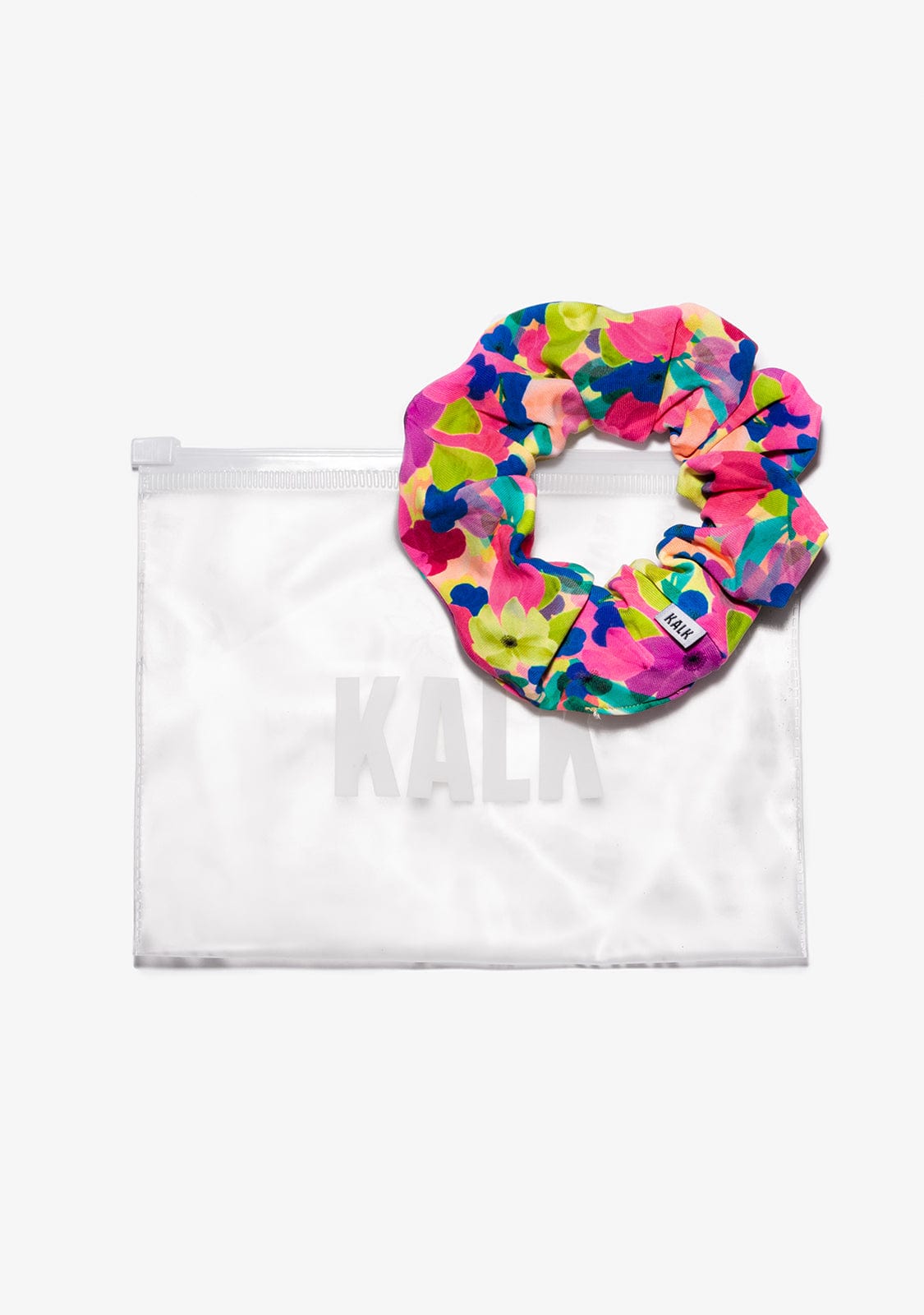 Scrunchie Flowerful Kalk