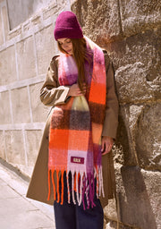 Pack Beanie & Scarf Vibrant Orange