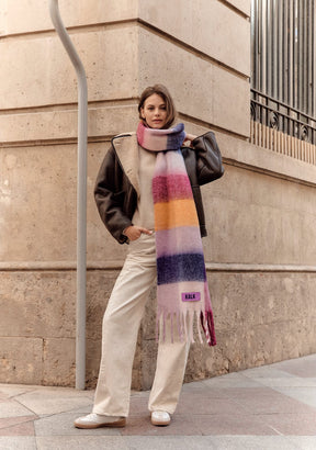 Scarf Vibrant Wine Kalk
