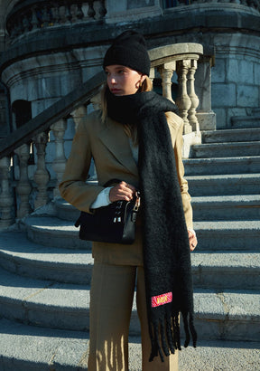 Scarf First Black Kalk