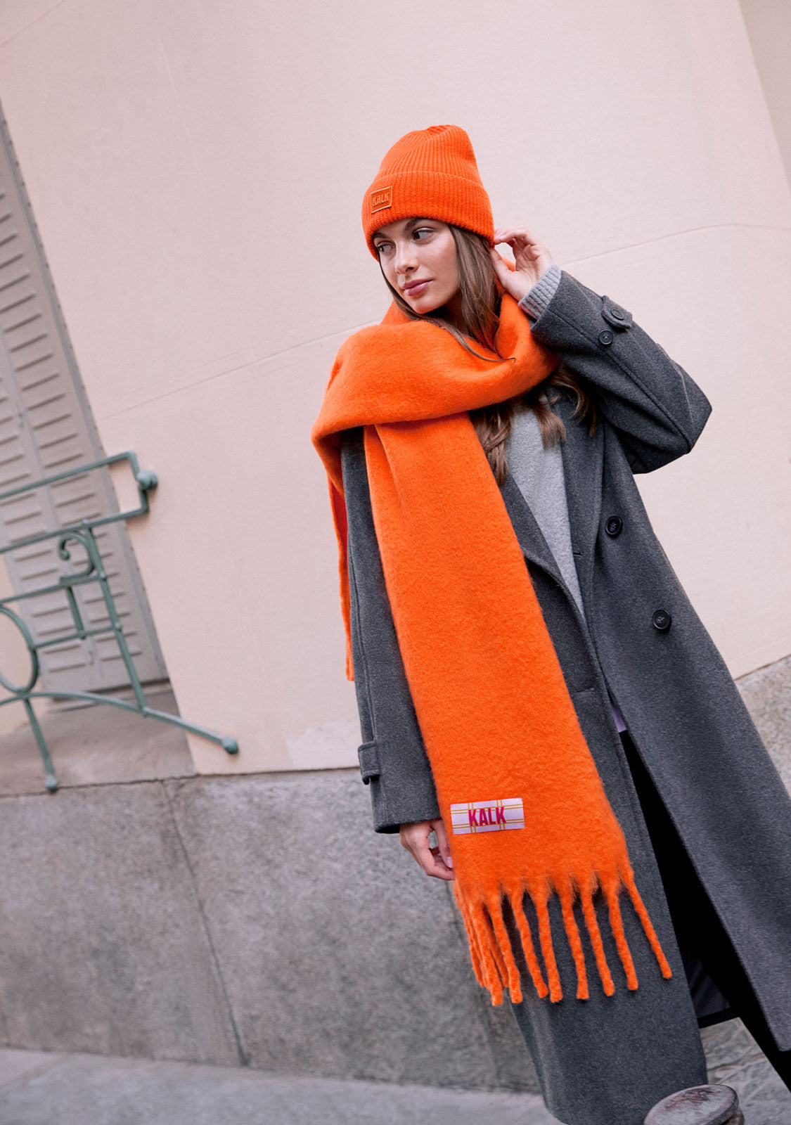 Pack Beanie & Scarf First Orange