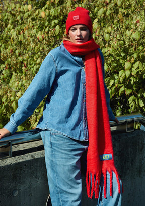 Scarf First Red Kalk