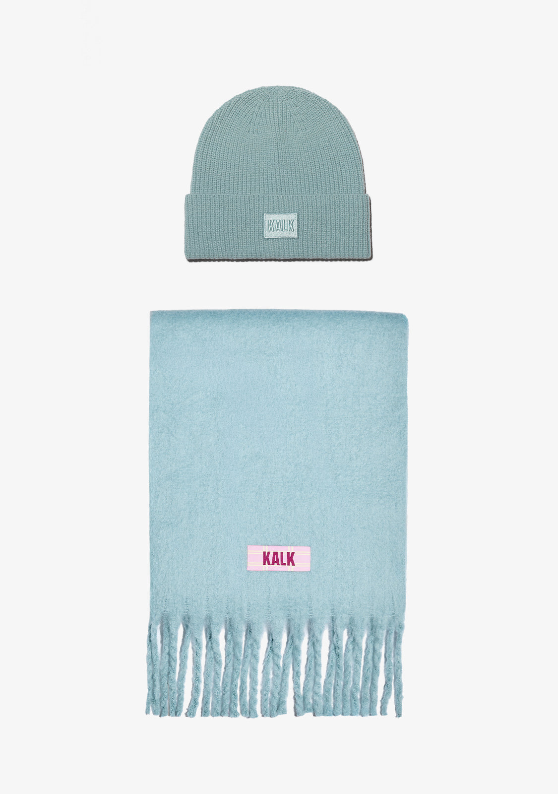 Pack Stone Blue Beanie & Stone Blue Scarf First