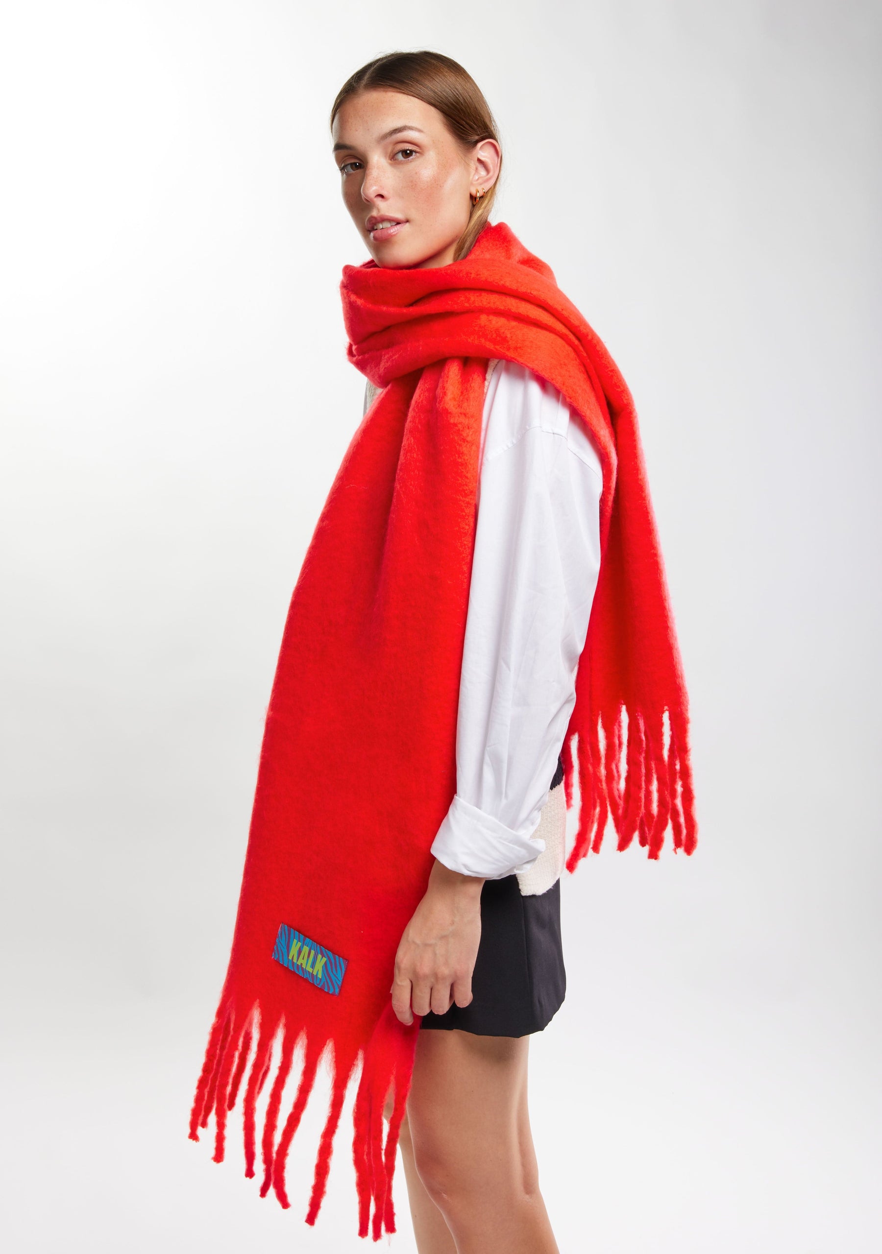 Scarf First Red Kalk