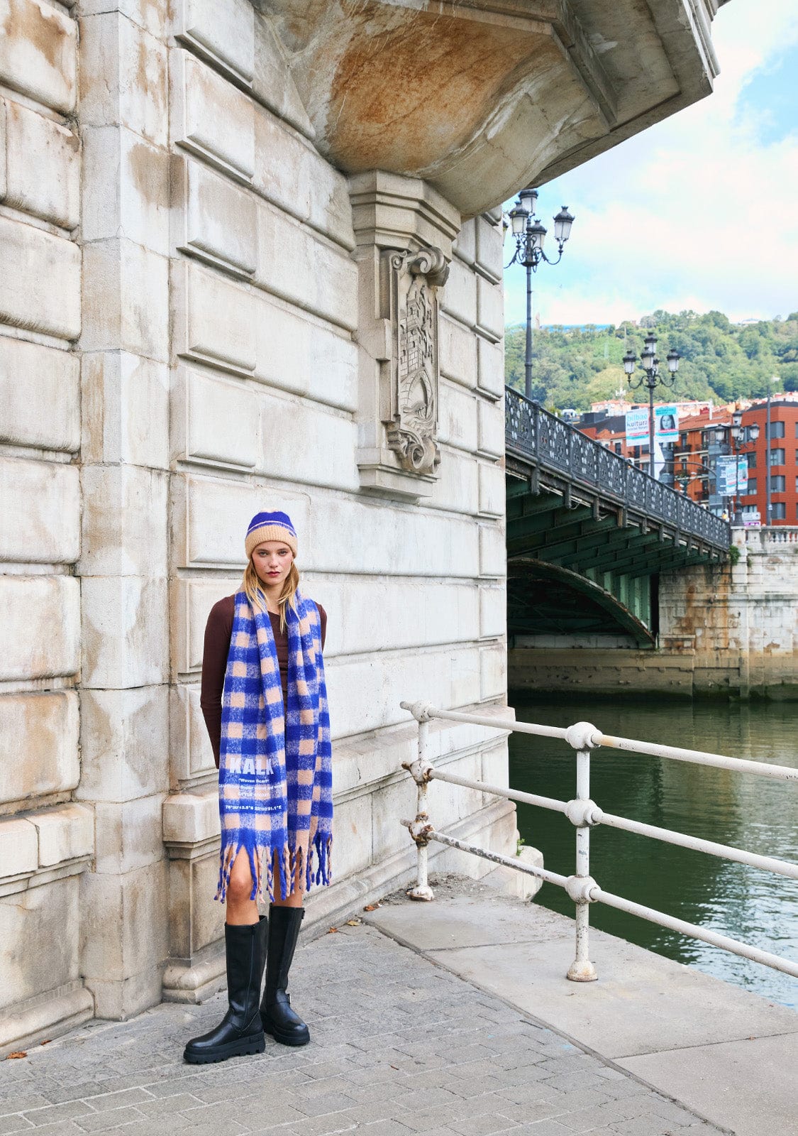 Scarf Vision Blue Kalk