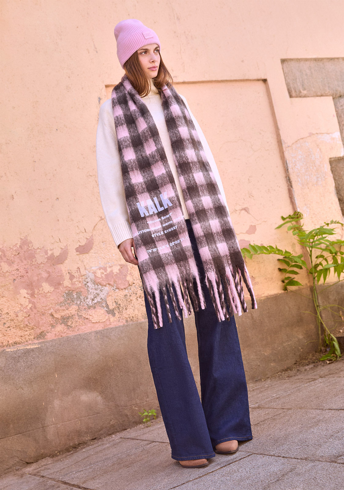 Pack Beanie & Scarf Vision Pink