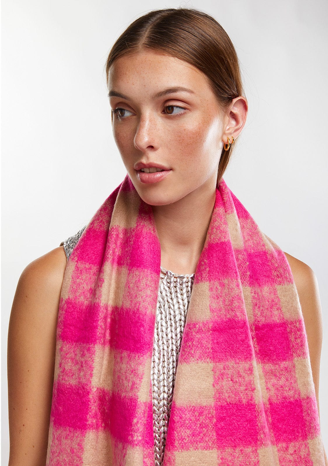 Scarf Vision Fuchsia Kalk