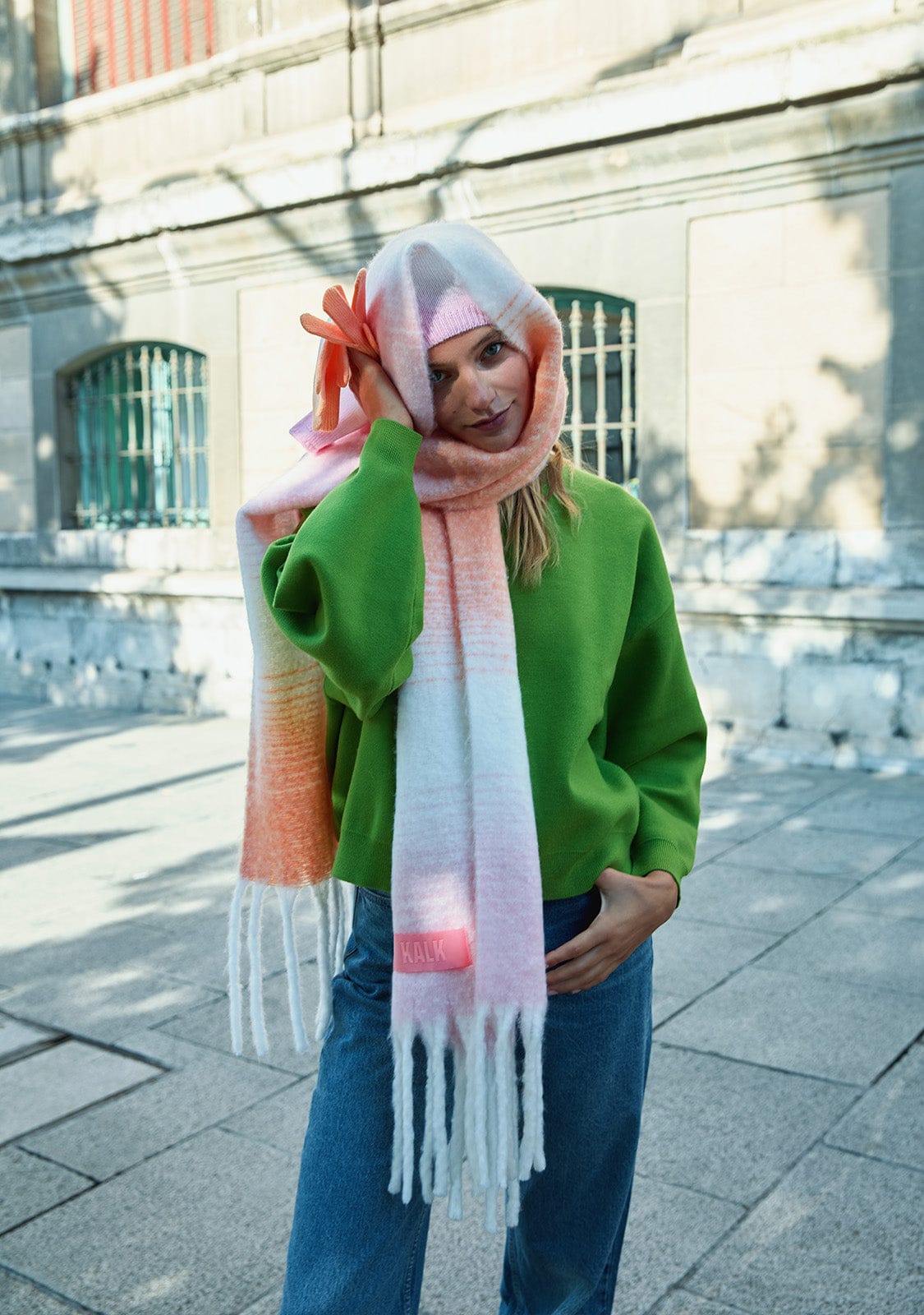 Scarf Decay Pink Kalk