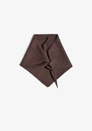 TRIANGLE SCARF BROWN KALK
