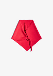 TRIANGLE SCARF RED KALK