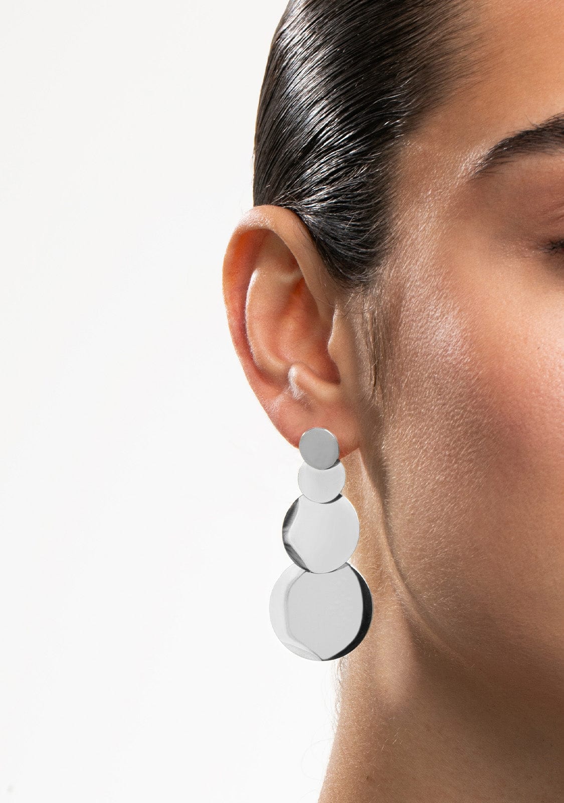 Boucles d'oreilles Glint Silver