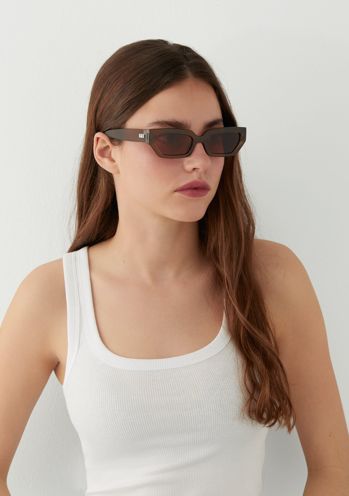 Cat Eye Sunglasses Vega Trans Brown | KALK