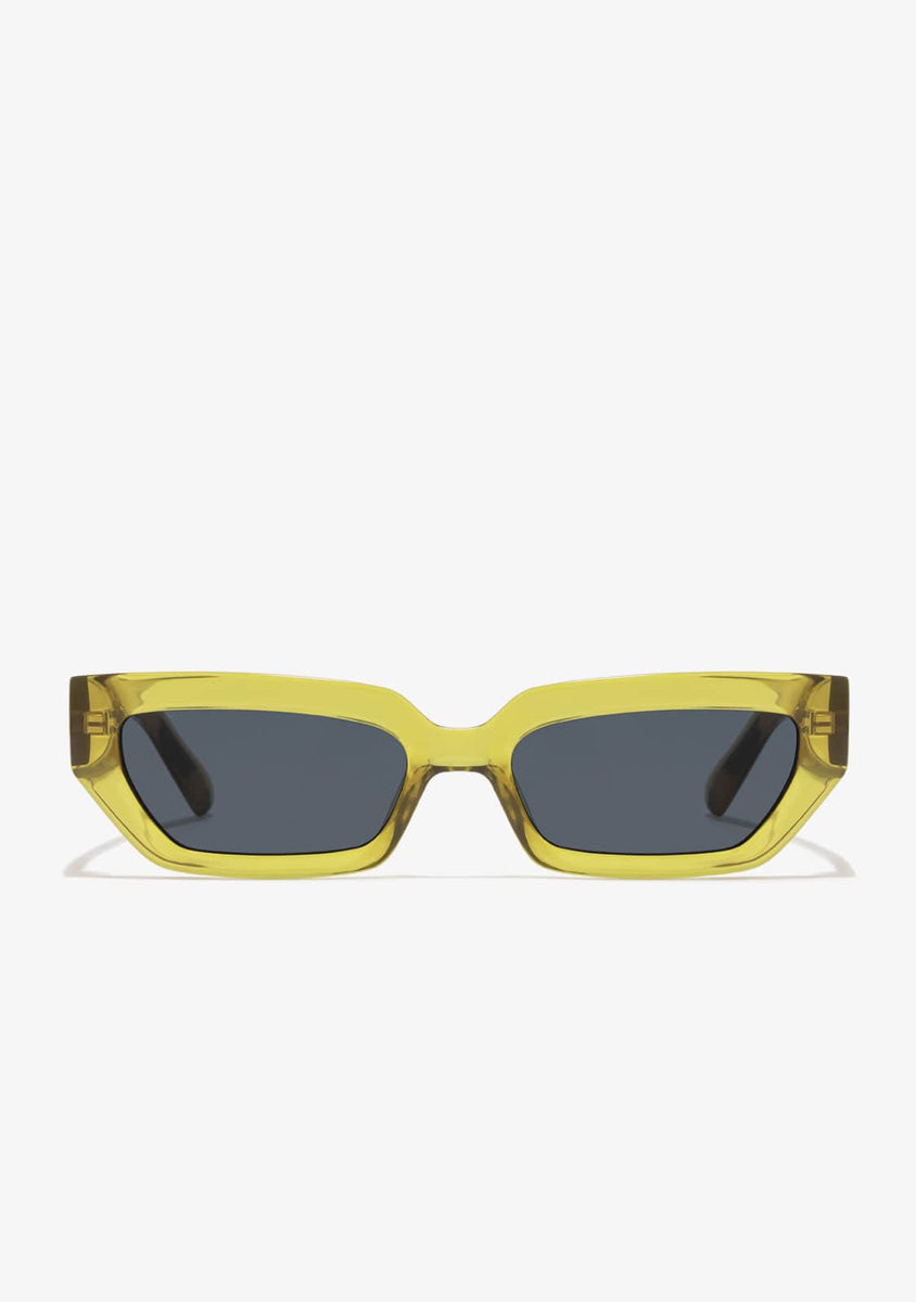 Bold Chunky Yellow Cat-Eye Sunglasses with Green Gradient Lenses Palmy Spark Lime – Bold Cat-Eye Sunglasses with Vibrant  main image 4