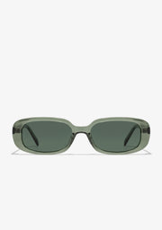 Rechteckige Sonnenbrille Grüne Tess
