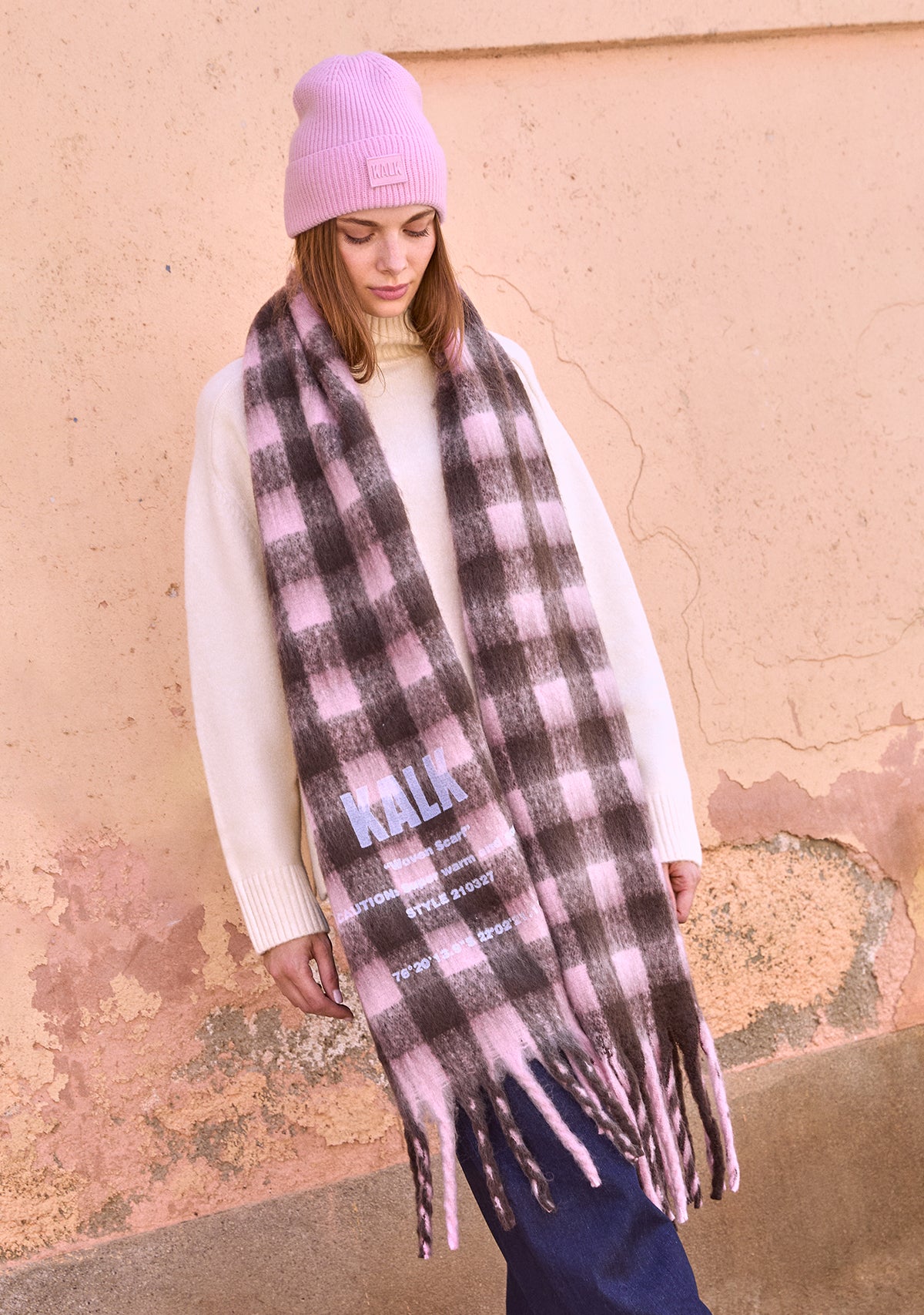 Pack Beanie & Scarf Vision Pink