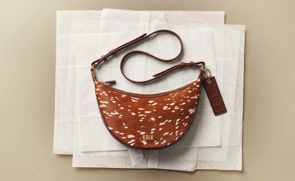 Crescent Deer bag still life
