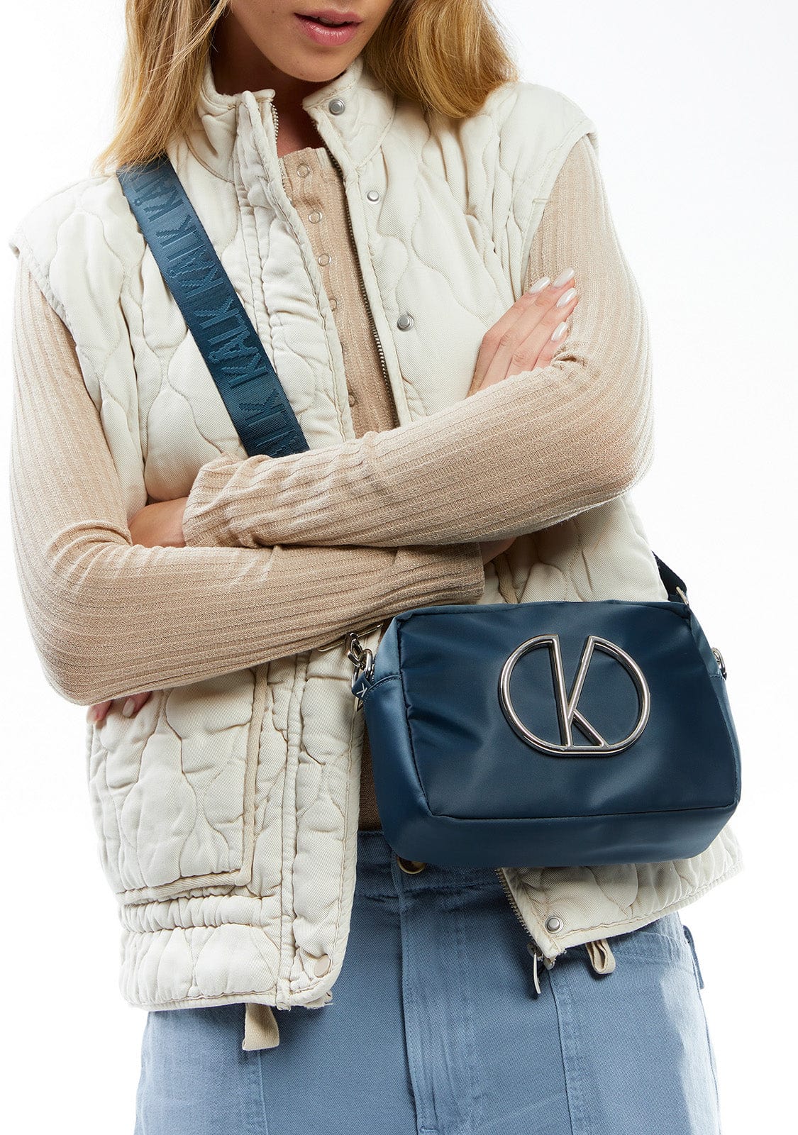 Shoulder Bag Navy Kalk