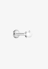 Ear Piercing Pearl Silver