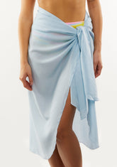 Sarong Linen Light Blue