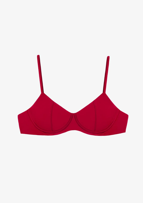 Top Bikini Aro Rojo Ena